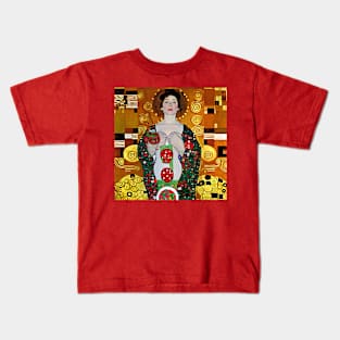 Christmas - Gustav Klimt Style Kids T-Shirt